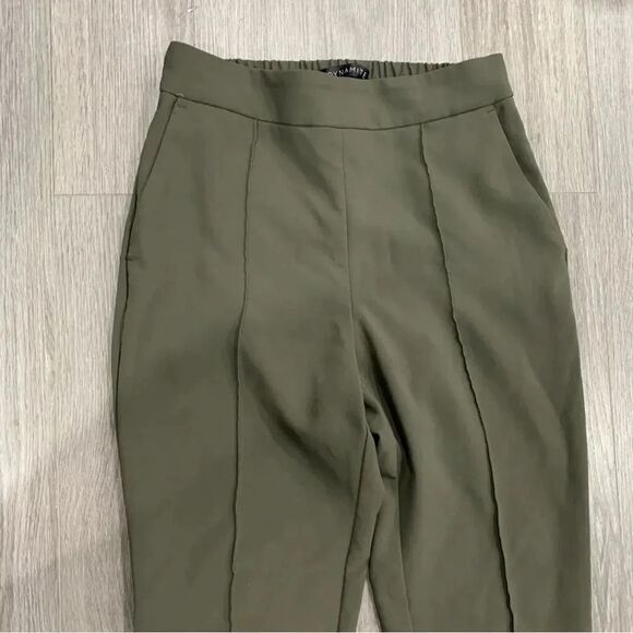 3/$25 Dynamite  Dress Jogger Trousers Olive Green  Size xsmall - Picture 6 of 15
